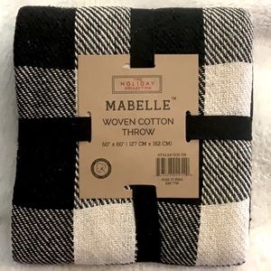 The Holiday Collection Mabelle Woven Cotton Throw